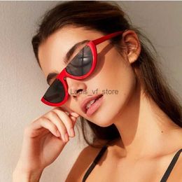Gafas de sol MAYTEN Half Moon Slim Sunnies Gafas de sol para mujer Mujer Nueva marca Diseñador Retro Vintage Lente semicircular Gafas de sol 2021 H24223