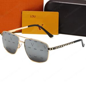 Lunettes de soleil hommes lunettes de soleil design femmes lunettes à monture en métal lunettes pour hommes de style punk classique lentilles d'impression de lettre classique lunettes de soleil hommes