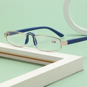 Zonnebrillen Heren Modieus Gepersonaliseerde Ultralichte Leesbril Dames Lente Benen Retro Klein Frame High-definition Presbyopie Brillen