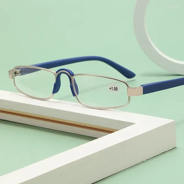 Lunettes de soleil hommes à la mode personnalisé ultra léger lunettes de lecture femmes printemps jambes rétro petit cadre haute définition presbytie lunettes