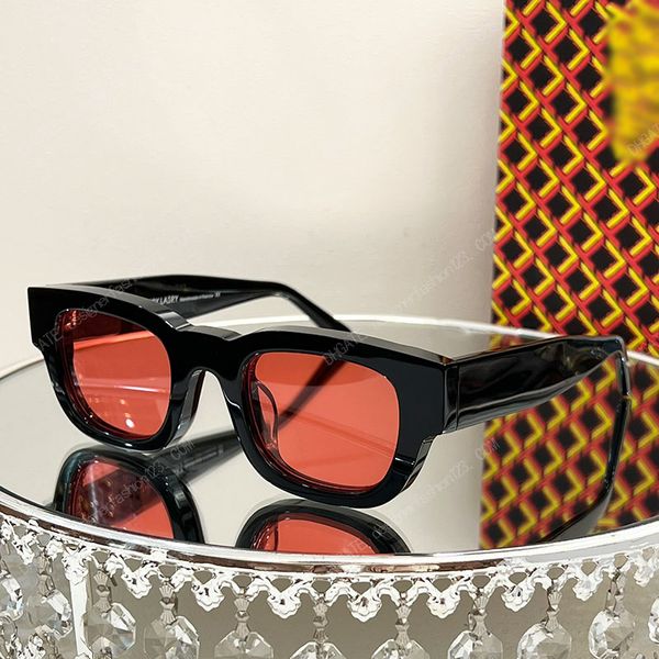 Lunettes de soleil pour femme Fait à la main THIERRY LASRY FOX Lunettes de luxe de qualité Lunettes de soleil design Sacoche Boîte d'origine minimaliste pour homme