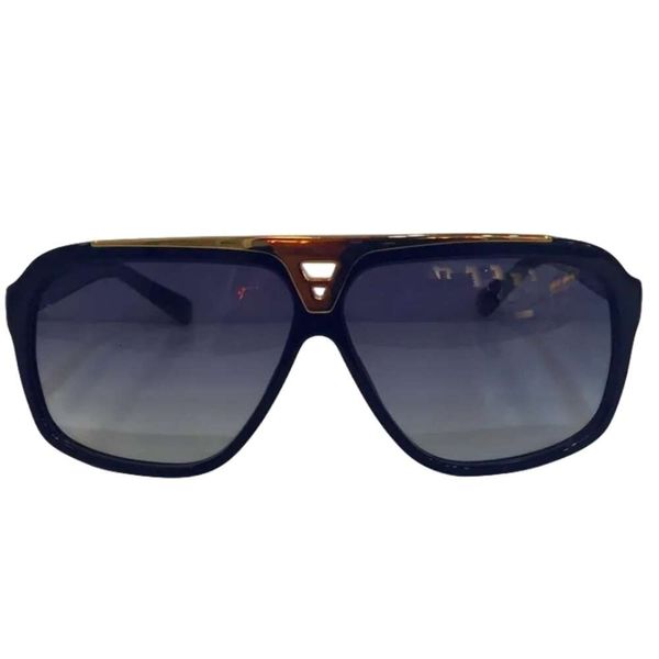 Gafas de sol Hombres Diseño de moda caliente Gafas de sol Evidencia millonaria Gafas Retro Vintage Oro brillante Estilo de verano Láser Estilo de alta calidad Diseño clásico Moda