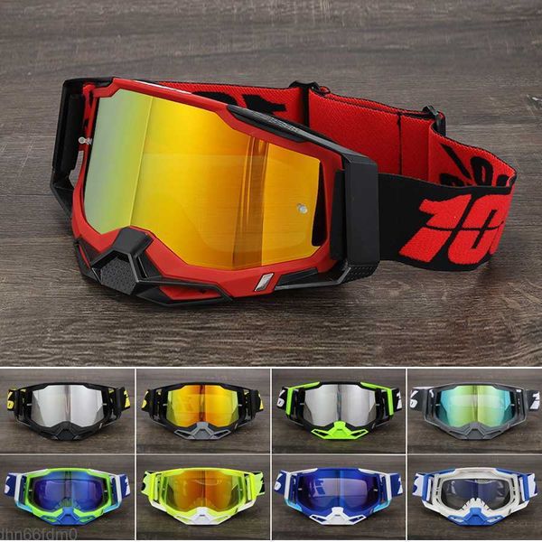 Gafas de sol para hombre Nuevo 100% Armega Deportes al aire libre Ciclismo Off Road Motocicleta Parabrisas Máscara Casco Gafas Universal 9W2W