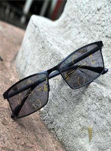 Zonnebrillen mannen progressieve multifocus leesbril vol frame overgangszon pochromic UV400 met diopter nxsunglasses1034262