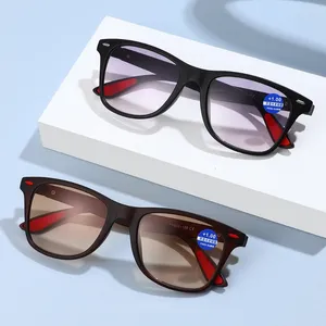 Gafas de sol para hombres y mujeres, gafas de lectura bifocales con bloqueo de luz azul, gafas de visión de cerca y de lejos, presbicia al aire libre para hombres