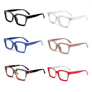 Lunettes de soleil hommes femmes haute définition Portable surdimensionné presbytie lunettes lunettes de lecture grand cadre