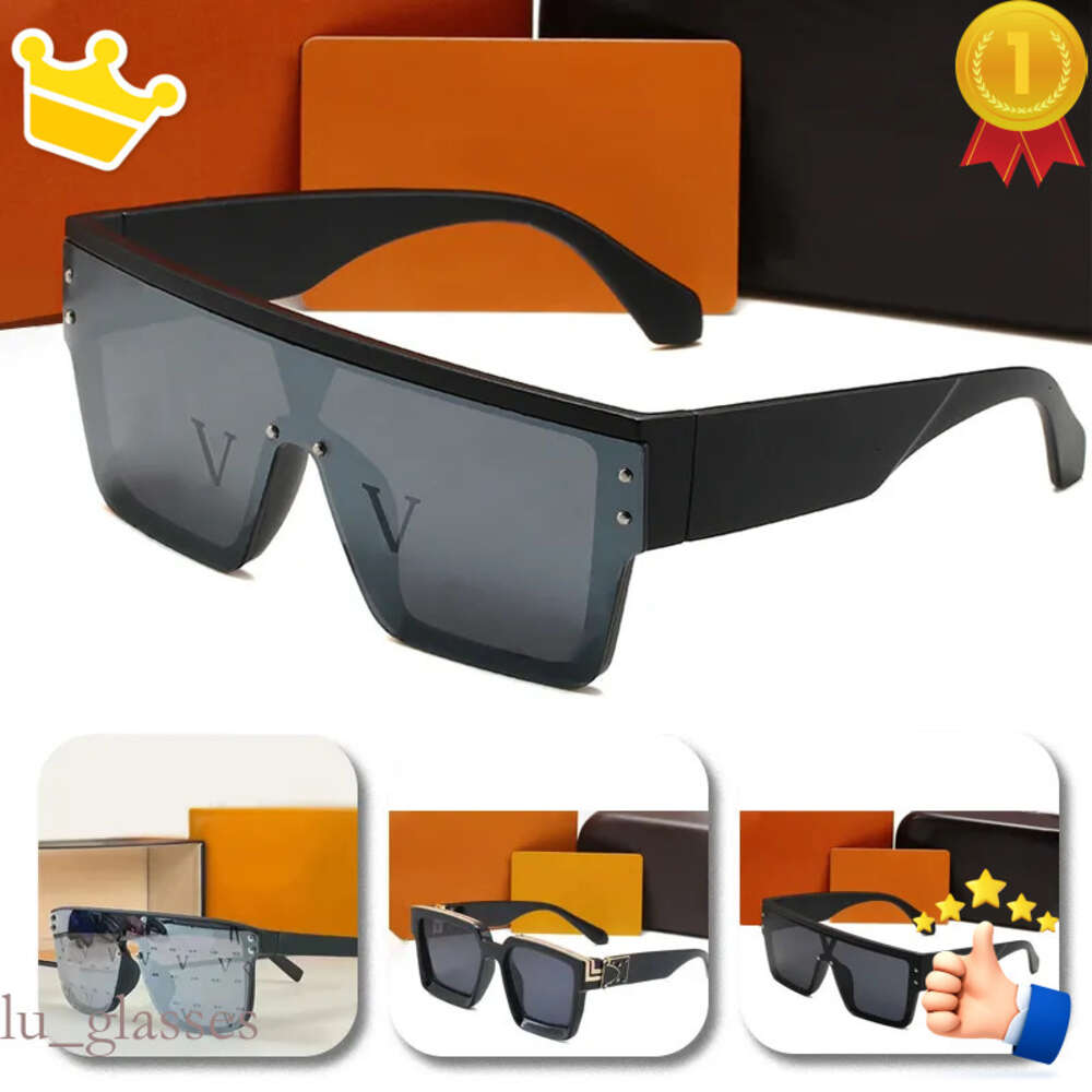 Gafas de sol Diseñador para hombre Moda Dama Gafas de sol para mujer Classic Million Eyewear Mix Color Opcional Lis V Signature Gafas El Sol De Mujer