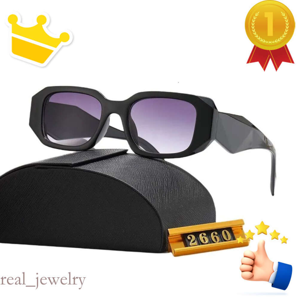 Solglasögon Mens Designer för kvinnor Valfritt svart polariserade UV400 -skyddslinser med lådans solglasögon Eyewear Gafas Para el Sol de Mujer