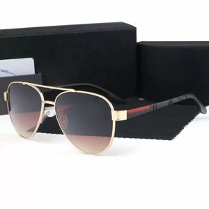 Gafas de sol para hombre Gafas de sol de diseñador de lujo para mujer Gafas americanas Asuntos de negocios Gafas de estilo europeo Sombrilla UV400 Gafas de sol de moda a prueba de arañazos