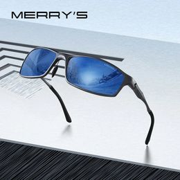 Occhiali da sole MERRYS DESIGN Uomo Classici in lega di alluminio HD polarizzati per sport all'aria aperta Protezione UV400 S8266 231121