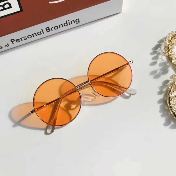 Lunettes de soleil Lentiers de gradient de lunettes en métal