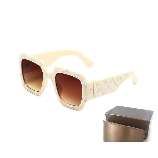 Gafas de sol Millonario Marca Mujer Imitación Lujo Hombres Gafas de sol Protección Uv Diseñador Gafas Gradiente Moda Mujer Espectáculo Dhh9E