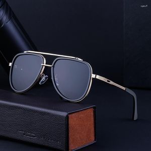 Gafas de sol de piloto de gran tamaño para hombre