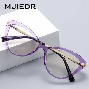 Lunettes de soleil MJIEDR Cat Eye Lunes optiques Femme Myopie Prescription Hyperopia Lire Anti Blue Light Ordinateur