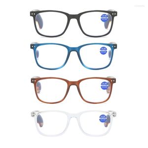 Gafas de sol MOODEW Gafas de lectura con bloqueo de luz azul para hombres Lectores cuadrados clásicos Mujeres Antideslumbrante Hipermetropía Presbicia Gafas UV400