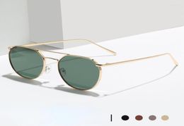 Gafas de sol Sra. Moda para hombres para restaurar formas antiguas Punk Doble personalidad Liang Taiyang Gafas Gafas de sol con montura metálica UV400 11487645731