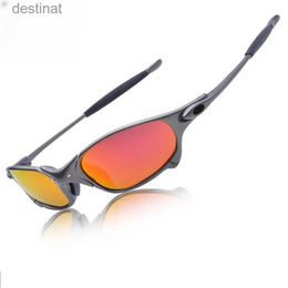 Lunettes de soleil VTT homme lunettes de soleil polarisées lunettes de cyclisme UV400 lunettes de soleil de pêche lunettes de vélo en métal lunettes de cyclisme lunettes d'équitation B2-2L231219