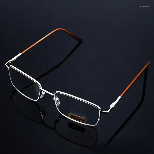 Lunettes de soleil lunettes de lecture neutres monture métallique PC protection Anti Fatigue résine ordinateur femme presbyte