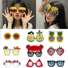 Gafas de sol Gafas de sol nuevas e interesantes para la decoración de la fiesta Aldalt Gastes de feliz cumpleaños Selfie Props para niños Decoraciones de fiesta favoritas WX