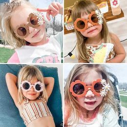 Zonnebrillen nieuwe kinderen kleurrijke retro daisy zonnebril UV400 meisjes en jongens mode beschermende zonnebril wx864752