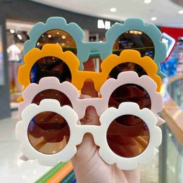 Zonnebril nieuwe schattige kinderen bevroren bril kleurserie baby zonnebril wx