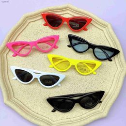 Zonnebrillen Nieuwe mode Cat Eye Childrens Zonnebril Travel UV Bescherming Zonnebril voor jongens en meisjes WX