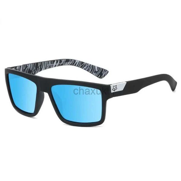 Gafas de sol New Fox Knight Brand Square Soles Sun Menores Gasses de alta calidad Montar al aire libre Gases de sol Retro Shades UV400 24416