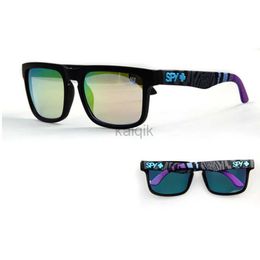 Lunettes de soleil New Ken Block Beach Lunettes de soleil Men Square Lunettes de soleil Refléchissement Miroir Lens UV400 240416