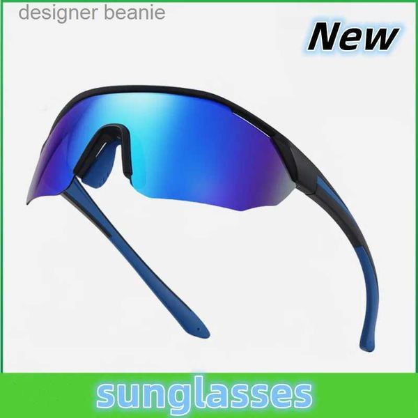 Gafas de sol Nuevas gafas de sol polarizadas Deportes al aire libre Colorido Película verdadera Moda GlassesL231107