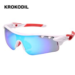 Zonnebrillen Nieuwe winddichte explosieproed zonnebril buitenglazen Ski Goggles Bike Motorfiets Zonnebril UV -bescherming