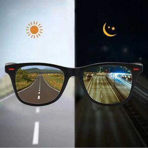 Lunettes de soleil Lunettes de Vision nocturne monture PC lunettes de soleil polarisées hommes Sport de plein air lunettes de soleil jour Vision nocturne pilote lunettes de nuit lunettes H24223