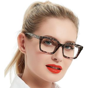Zonnebrillen occi chiar leesbril vrouwen optische bril hyperopie oversized voor designerlezer 1.0 1.5 2 2.5
