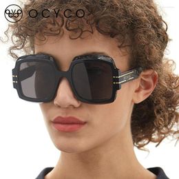 Zonnebril ocyco 2022 oversized vierkante vrouwen punk zonnebril oculos feminino lentes gafas de sol uv400 brillen