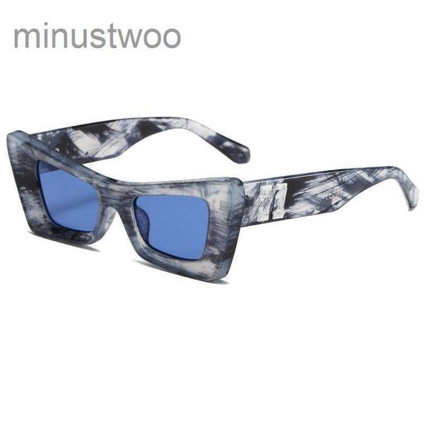 Gafas de sol Off White para hombre para mujer Diseñador Gafas de sol Lujo Estilo fresco Moda caliente Clásico Placa gruesa Negro Blanco Marco cuadrado Gafas UV Gafas protectoras UX2P