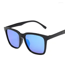 Zonnebril Oimg Heren rechthoekig modeontwerp Vierkant rijzonnebril Spiegelkappen Brillen Uv400 Gafas