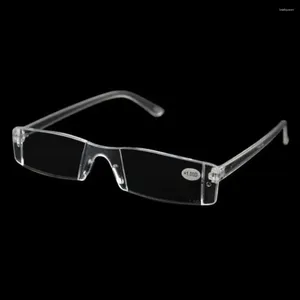 Lunettes de soleil une pièce optique presbytie lunettes mode lunettes sans rinçage Transparent lecture dioptrie 1.0 -4.0