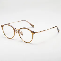 Lunettes de soleil lunettes optiques pour les hommes femme rétro deigner foster1 fashion ovale titanium fibre de verre cadres européen et américain style