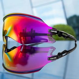 Zonnebril Outdoor Sport Men Dames Pochromic Road Mountain Bicycle Cycling Glazen UV400 Beschermingsbril 1 Lens