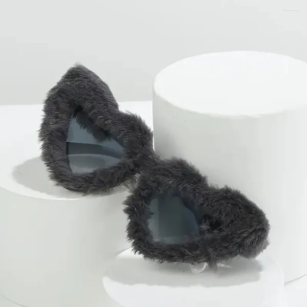 Lunettes de soleil d'extérieur en peluche, lunettes de performances personnalisées pour Cosplay