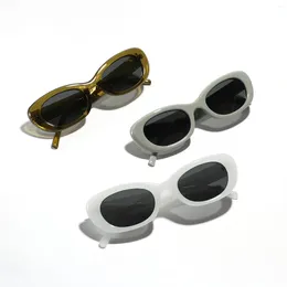 Lunettes de soleil de forme ovale pour hommes et femmes, verres de Protection UV400 rétro Vintage pour la conduite et les voyages, lunettes de soleil pour hommes et femmes