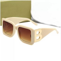 Lunettes de soleil surdimensionnées noir carré 2021 mode nuances femmes marque concepteur grand cadre B lunettes de soleil hommes UV400 Oculos