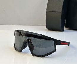 Zonnebril Oversized zonnebril Zwart schild Visor Wrap Fietsen Ski 04W Heren Designer Bril Sonnenbrille Dames Shades Sunnies Gafas de sol UV400 Brillen met doos