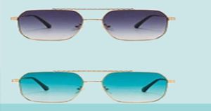 Lunettes de soleil Peekaboo Big Frame Lunettes de soleil Femmes Square Double Bridge Metal Lunes For Men Fashion High Quality UV400 2022 Gift Ite5670081