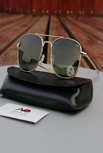 Zonnebrillen Pilot Men Vintage Retro Aviation Sun Glasses American Optical Eyewear Original Box Case Gafas de Sol Hombresunglasses3719680