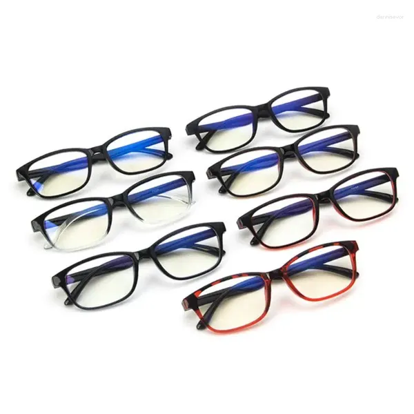 Gafas de sol Gafas lisas Montura ultraligera Lentes transparentes para estudiantes Gafas para computadora