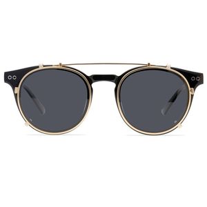 Lunettes de soleil en plastique mode double lentilles peuvent être ouvertes concepteur hommes lunettes de soleil vintage conduite glasse 230524