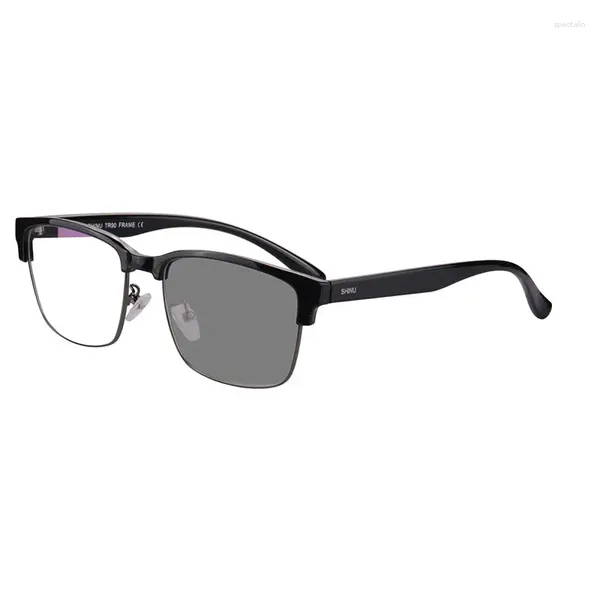 Gafas de sol Gafas de lectura pocromáticas Hombre Lentes multifocales progresivas inteligentes Oculares de grado inteligente para hombres