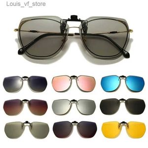 Zonnebrillen Polarisatie clip-stijl zonnebrillen en flip-covers rijbril gespiegelde zonnebril UV400 nachtzicht visbril H240316