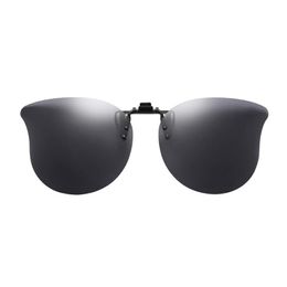 Zonnebrillen gepolariseerde clip op bril Geel nachtzicht voor autorijden mannen vrouwen cateye bril 900L13Sunglasses