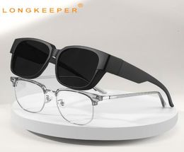 Lunettes de soleil polarisées pour hommes et femmes, verres jaunes carrés, Vision nocturne, Wear8633246